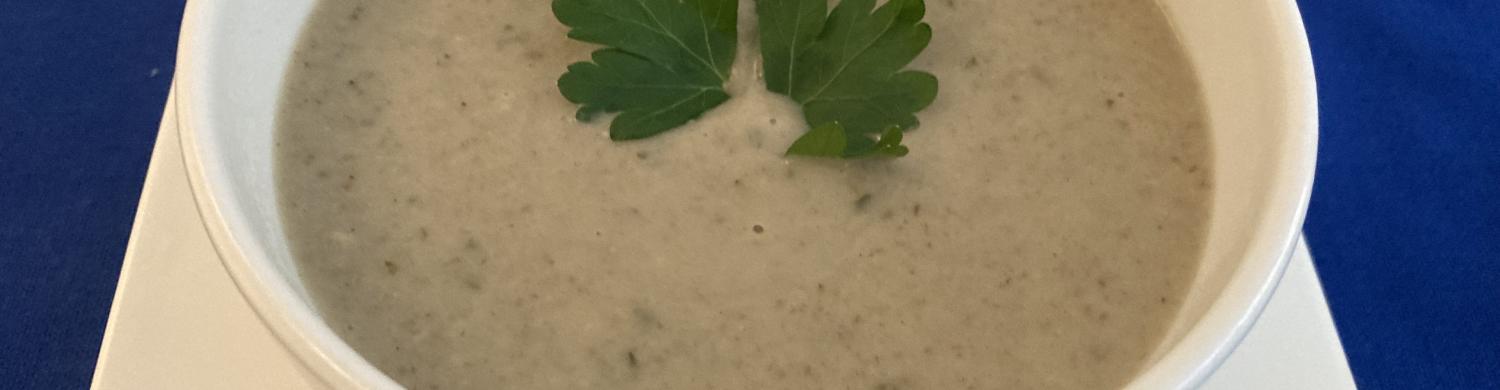 Potage aux pieds de champignons