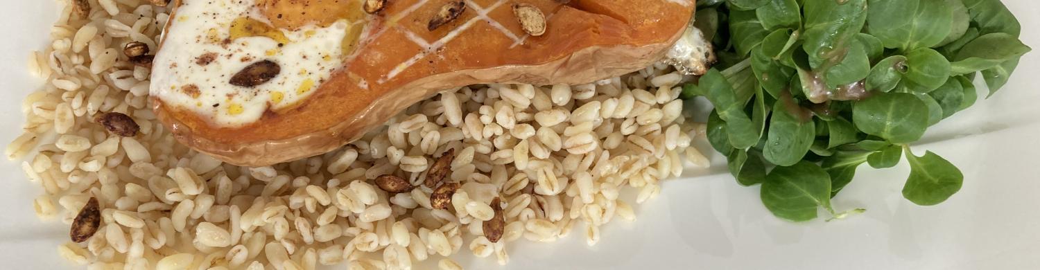 Œuf cocotte en mini courge