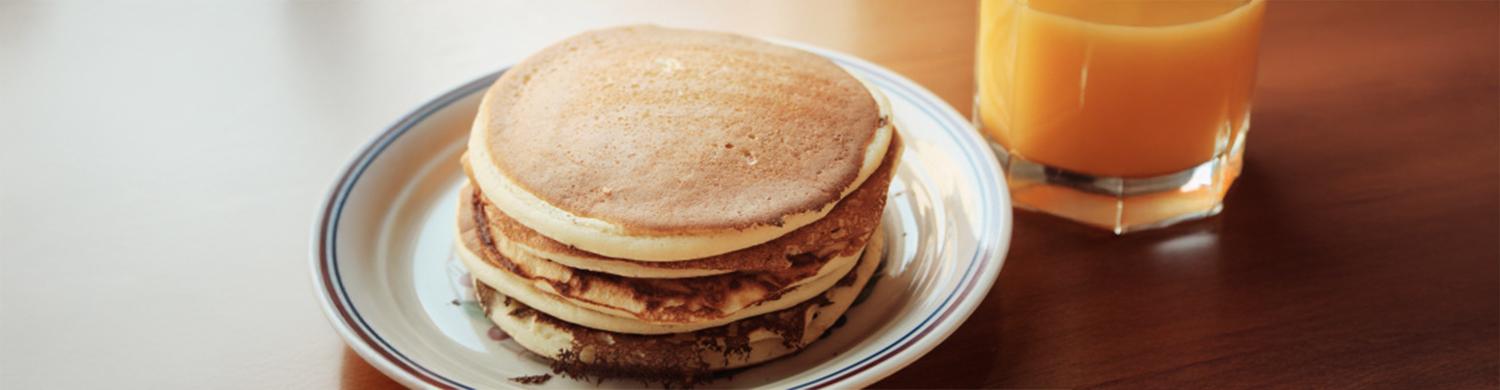 assiette de pancakes