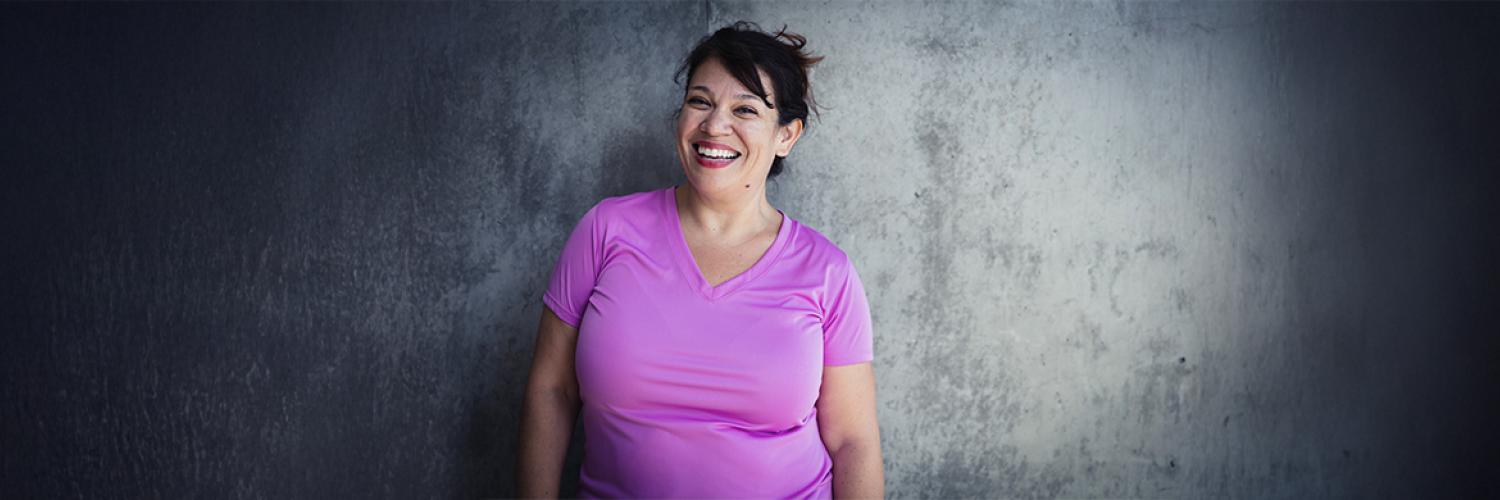 Femme souriante
