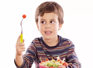 Un enfant végétarien 