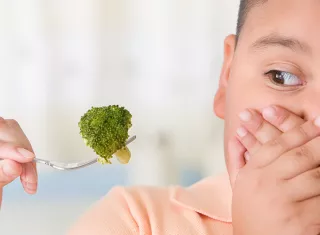 Un enfant obèse. 