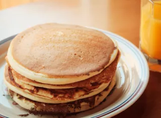 assiette de pancakes